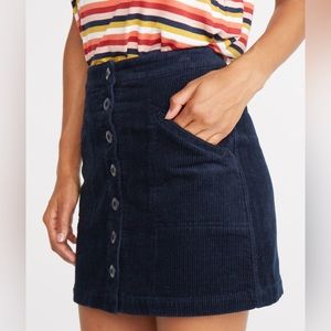 Marine Layer Maxine Mini Skirt in Navy size 4